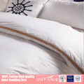 Hotel style premium disposable cotton bed sheet set with 180 washing times